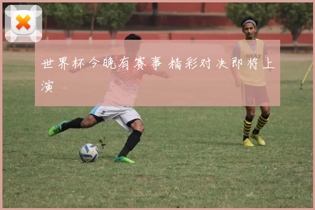 世界杯今晚有赛事 精彩对决即将上演